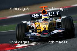 13.02.2007 Barcelona, Spain,  Giancarlo Fisichella (ITA), Renault F1 Team - Formula 1 Testing