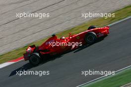 13.02.2007 Barcelona, Spain,  Kimi Raikkonen (FIN), Räikkönen, Scuderia Ferrari, F2007 - Formula 1 Testing