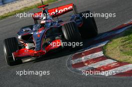 13.02.2007 Barcelona, Spain,  Fernando Alonso (ESP), McLaren Mercedes, MP4-22 - Formula 1 Testing