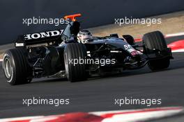 13.02.2007 Barcelona, Spain,  Jenson Button (GBR), Honda Racing F1 Team  - Formula 1 Testing