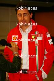 13.02.2007 Barcelona, Spain,  Mattia Binotto (ITA), Scuderia Ferrari, Chief Track Engineer - Formula 1 Testing
