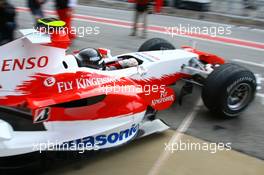 13.02.2007 Barcelona, Spain,  Jarno Trulli (ITA), Toyota Racing, TF107 - Formula 1 Testing