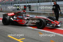13.02.2007 Barcelona, Spain,  Fernando Alonso (ESP), McLaren Mercedes, MP4-22 - Formula 1 Testing