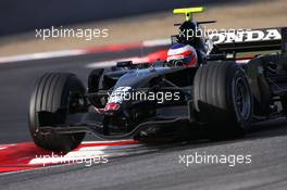 13.02.2007 Barcelona, Spain,  Rubens Barrichello (BRA), Honda Racing F1 Team - Formula 1 Testing