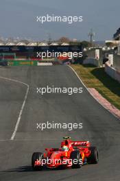 13.02.2007 Barcelona, Spain,  Felipe Massa (BRA), Scuderia Ferrari, F2007 - Formula 1 Testing