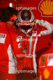 14.02.2007 Barcelona, Spain,  Kimi Raikkonen (FIN), Räikkönen, Scuderia Ferrari - Formula 1 Testing