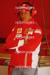 14.02.2007 Barcelona, Spain,  Michael Schumacher (GER), Scuderia Ferrari, attends F1 Testing in Barcelona - Formula 1 Testing