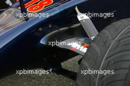 14.02.2007 Barcelona, Spain,  Scuderia Toro Rosso, STR02, suspension detail - Formula 1 Testing