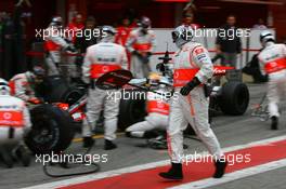 14.02.2007 Barcelona, Spain,  Lewis Hamilton (GBR), McLaren Mercedes, MP4-22 - Formula 1 Testing