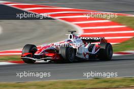 14.02.2007 Barcelona, Spain,  Takuma Sato (JPN), Super Aguri F1, Interim Chassis - Formula 1 Testing