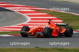 14.02.2007 Barcelona, Spain,  Christijan Albers (NED), Spyker F1 Team, F8-VII - Formula 1 Testing