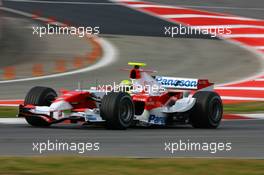 14.02.2007 Barcelona, Spain,  Ralf Schumacher (GER), Toyota Racing, TF107 - Formula 1 Testing