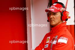 14.02.2007 Barcelona, Spain,  Michael Schumacher (GER), Scuderia Ferrari, attends F1 Testing in Barcelona - Formula 1 Testing