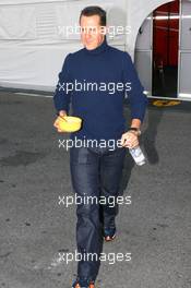 14.11.2007 Barcelona, Spain,  Michael Schumacher (GER), Test Driver, Scuderia Ferrari, arrives - Formula 1 Testing, Barcelona