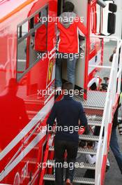 14.11.2007 Barcelona, Spain,  Michael Schumacher (GER), Test Driver, Scuderia Ferrari, Felipe Massa (BRA), Scuderia Ferrari - Formula 1 Testing, Barcelona