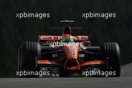 14.09.2007 Francorchamps, Belgium,  Sakon Yamamoto (JPN), Spyker F1 Team - Formula 1 World Championship, Rd 14, Belgium Grand Prix, Friday Practice
