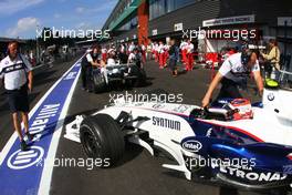 14.09.2007 Francorchamps, Italy,  Robert Kubica (POL),  BMW Sauber F1 Team  - Formula 1 World Championship, Rd 14, Belgium Grand Prix, Friday