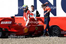 14.09.2007 Francorchamps, Belgium,  Felipe Massa (BRA), Scuderia Ferrari - Formula 1 World Championship, Rd 14, Belgium Grand Prix, Friday Practice