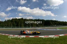 14.09.2007 Francorchamps, Belgium,  Heikki Kovalainen (FIN), Renault F1 Team, R27 - Formula 1 World Championship, Rd 14, Belgium Grand Prix, Friday Practice