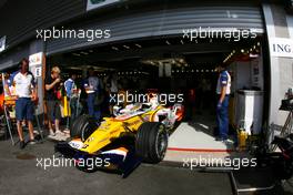 14.09.2007 Francorchamps, Italy,  Giancarlo Fisichella (ITA), Renault F1 Team - Formula 1 World Championship, Rd 14, Belgium Grand Prix, Friday