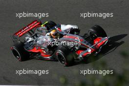 14.09.2007 Francorchamps, Belgium,  Lewis Hamilton (GBR), McLaren Mercedes, MP4-22 - Formula 1 World Championship, Rd 14, Belgium Grand Prix, Friday Practice