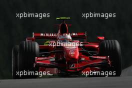 14.09.2007 Francorchamps, Belgium,  Kimi Raikkonen (FIN), Räikkönen, Scuderia Ferrari, F2007 - Formula 1 World Championship, Rd 14, Belgium Grand Prix, Friday Practice