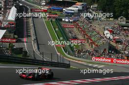 14.09.2007 Francorchamps, Italy,  Lewis Hamilton (GBR), McLaren Mercedes, MP4-22 - Formula 1 World Championship, Rd 14, Belgium Grand Prix, Friday Practice