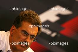 14.09.2007 Francorchamps, Belgium,  Dr. Mario Theissen (GER), BMW Sauber F1 Team, BMW Motorsport Director - Formula 1 World Championship, Rd 14, Belgium Grand Prix, Friday Press Conference