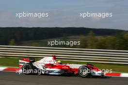 14.09.2007 Francorchamps, Belgium,  Ralf Schumacher (GER), Toyota Racing, TF107 - Formula 1 World Championship, Rd 14, Belgium Grand Prix, Friday Practice