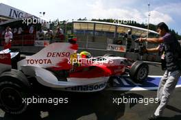 14.09.2007 Francorchamps, Italy,  Ralf Schumacher (GER), Toyota Racing - Formula 1 World Championship, Rd 14, Belgium Grand Prix, Friday