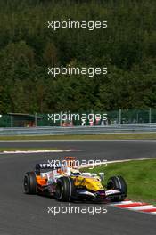 14.09.2007 Francorchamps, Belgium,  Giancarlo Fisichella (ITA), Renault F1 Team, R27 - Formula 1 World Championship, Rd 14, Belgium Grand Prix, Friday Practice