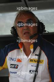 14.09.2007 Francorchamps, Belgium,  Flavio Briatore (ITA), Renault F1 Team, Team Chief, Managing Director - Formula 1 World Championship, Rd 14, Belgium Grand Prix, Friday Practice