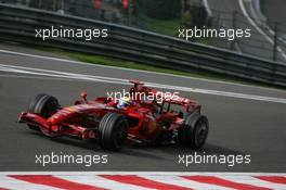 14.09.2007 Francorchamps, Italy,  Felipe Massa (BRA), Scuderia Ferrari, F2007 - Formula 1 World Championship, Rd 14, Belgium Grand Prix, Friday Practice