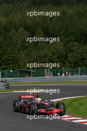 14.09.2007 Francorchamps, Belgium,  Lewis Hamilton (GBR), McLaren Mercedes, MP4-22 - Formula 1 World Championship, Rd 14, Belgium Grand Prix, Friday Practice