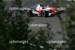 14.09.2007 Francorchamps, Belgium,  Jarno Trulli (ITA), Toyota Racing, TF107 - Formula 1 World Championship, Rd 14, Belgium Grand Prix, Friday Practice