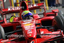 14.09.2007 Francorchamps, Belgium,  Felipe Massa (BRA), Scuderia Ferrari - Formula 1 World Championship, Rd 14, Belgium Grand Prix, Friday Practice