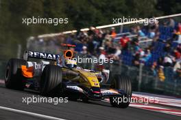 14.09.2007 Francorchamps, Italy,  Giancarlo Fisichella (ITA), Renault F1 Team - Formula 1 World Championship, Rd 14, Belgium Grand Prix, Friday Practice
