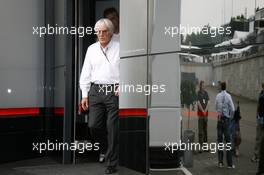 14.09.2007 Francorchamps, Belgium,  Bernie Ecclestone (GBR) - Formula 1 World Championship, Rd 14, Belgium Grand Prix, Friday
