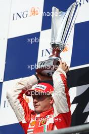 16.09.2007 Francorchamps, Belgium,  1st place Kimi Raikkonen (FIN), Räikkönen, Scuderia Ferrari - Formula 1 World Championship, Rd 14, Belgium Grand Prix, Sunday Podium