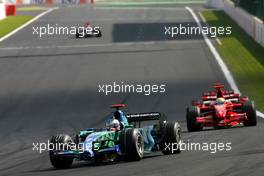 16.09.2007 Francorchamps, Belgium,  Jenson Button (GBR), Honda Racing F1 Team  - Formula 1 World Championship, Rd 14, Belgium Grand Prix, Sunday Race