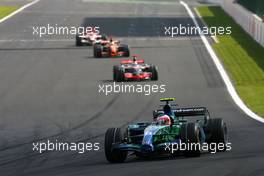 16.09.2007 Francorchamps, Belgium,  Rubens Barrichello (BRA), Honda Racing F1 Team - Formula 1 World Championship, Rd 14, Belgium Grand Prix, Sunday Race