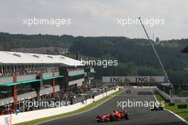 16.09.2007 Francorchamps, Belgium,  Kimi Raikkonen (FIN), Räikkönen, Scuderia Ferrari - Formula 1 World Championship, Rd 14, Belgium Grand Prix, Sunday Race
