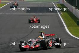 16.09.2007 Francorchamps, Belgium,  Lewis Hamilton (GBR), McLaren Mercedes - Formula 1 World Championship, Rd 14, Belgium Grand Prix, Sunday Race