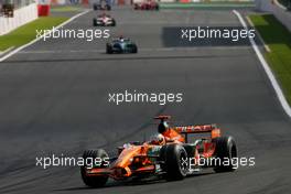 16.09.2007 Francorchamps, Belgium,  Adrian Sutil (GER), Spyker F1 Team - Formula 1 World Championship, Rd 14, Belgium Grand Prix, Sunday Race