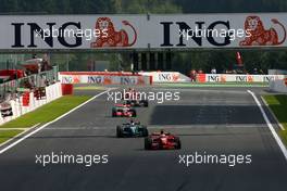 16.09.2007 Francorchamps, Belgium,  Kimi Raikkonen (FIN), Räikkönen, Scuderia Ferrari - Formula 1 World Championship, Rd 14, Belgium Grand Prix, Sunday Race