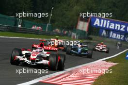 16.09.2007 Francorchamps, Belgium,  Takuma Sato (JPN), Super Aguri F1, SA07 - Formula 1 World Championship, Rd 14, Belgium Grand Prix, Sunday Race