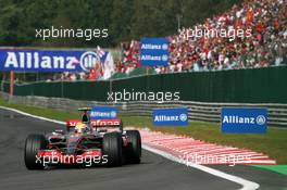 16.09.2007 Francorchamps, Belgium,  Lewis Hamilton (GBR), McLaren Mercedes, MP4-22 - Formula 1 World Championship, Rd 14, Belgium Grand Prix, Sunday Race