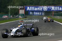 16.09.2007 Francorchamps, Belgium,  Nico Rosberg (GER), WilliamsF1 Team, FW29 - Formula 1 World Championship, Rd 14, Belgium Grand Prix, Sunday Race