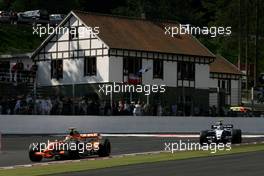 16.09.2007 Francorchamps, Belgium,  Adrian Sutil (GER), Spyker F1 Team - Formula 1 World Championship, Rd 14, Belgium Grand Prix, Sunday Race