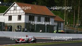 15.09.2007 Francorchamps, Belgium,  Jarno Trulli (ITA), Toyota Racing, TF107 - Formula 1 World Championship, Rd 14, Belgium Grand Prix, Saturday Practice